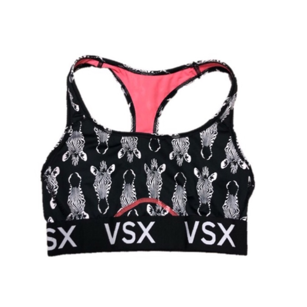 VICTORIA’S SECRET Zebra Sports Bra VSX Sport